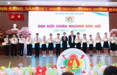 Hội đồng Đội quận Hải Châu tuyên dương 90 đội viên tiêu biểu