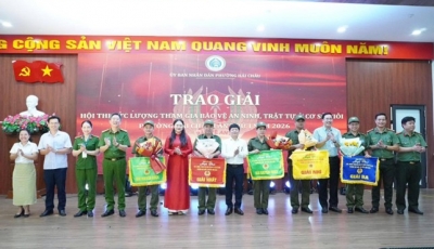 HỘI THI LỰC LƯỢNG THAM GIA BẢO VỆ AN NINH, TRẬT TỰ Ở CƠ SỞ GIỎI PHƯỜNG HẢI CHÂU LẦN THỨ I NĂM 2026 THÀNH CÔNG TỐT ĐẸP