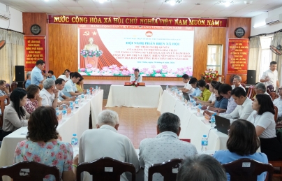 HẢI CHÂU TỔ CHỨC HỘI NGHỊ PHẢN BIỆN XÃ HỘI ĐỐI VỚI DỰ THẢO NGHỊ QUYẾT VỀ TRẬT TỰ ĐÔ THỊ VÀ NẾP SỐNG VĂN MINH