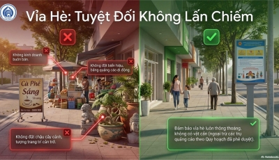Lập lại trật tự vỉa hè, trả lối đi cho người dân