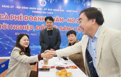 Phường Hải Châu tổ chức “Cà phê Doanh nhân - Khởi nghiệp đổi mới sáng tạo” Phường Hải Châu tổ chức “Cà phê Doanh nhân - Khởi nghiệp đổi mới sáng tạo”