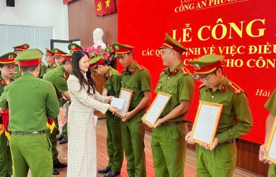 CÔNG AN PHƯỜNG HẢI CHÂU CÔNG BỐ QUYẾT ĐỊNH ĐIỀU ĐỘNG CÁN BỘ TĂNG CƯỜNG CÔNG AN XÃ CÔNG AN PHƯỜNG HẢI CHÂU CÔNG BỐ QUYẾT ĐỊNH ĐIỀU ĐỘNG CÁN BỘ TĂNG CƯỜNG CÔNG AN XÃ