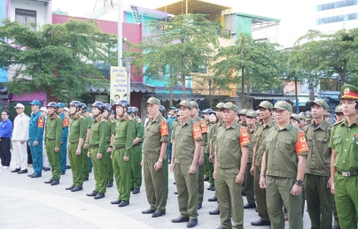 Phường Hải Châu tổ chức ra quân thực hiện cao điểm tấn công trấn áp tội phạm