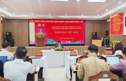 Ủy ban bầu cử đại biểu HĐND phường Hải Châu họp phiên thứ nhất