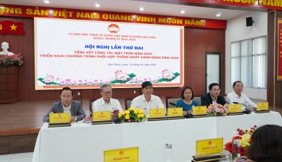 ỦY BAN MTTQ VIỆT NAM PHƯỜNG HẢI CHÂU TỔ CHỨC HỘI NGHỊ LẦN THỨ HAI KHÓA I, NHIỆM KỲ 2025–2030