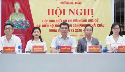 VIDEO: Hội nghị tiếp xúc cử tri của Ứng viên HĐND phường Hải Châu tối ngày 4/3