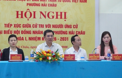 Bản tin Hội nghị tiếp xúc cử tri của Ứng viên HĐND phường Hải Châu tối 6/3: