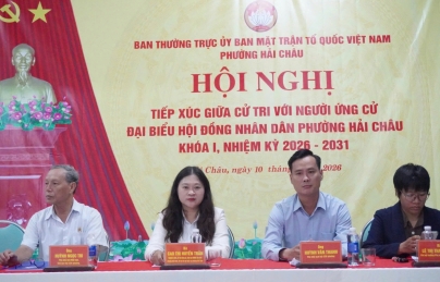 Bản tin Hội nghị tiếp xúc cử tri của Ứng viên HĐND phường Hải Châu tối 10/3: