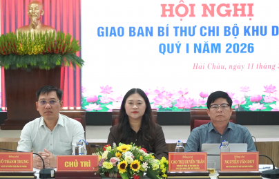 Hội nghị giao ban Bí thư chi bộ khu dân cư quý I/2026