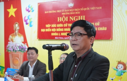 Bản tin Hội nghị tiếp xúc cử tri của Ứng viên HĐND phường Hải Châu tối 12/3