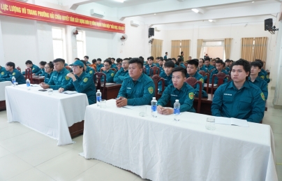 Khai mạc lớp huấn luyện Dân quân tự vệ năm thứ nhất năm 2026