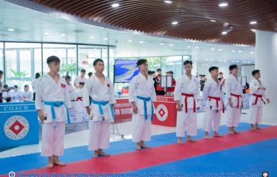 Bản tin Video: 328 vận động viên tranh tài tại Giải Karate các CLB mở rộng tranh Cúp Nghĩa Dũng Karate-Do Nam Dương lần thứ I năm 2026