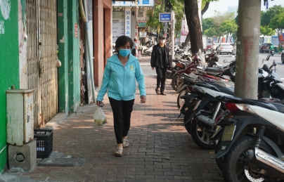Vỉa hè Hải Châu thông thoáng – trả lại không gian cho người đi bộ