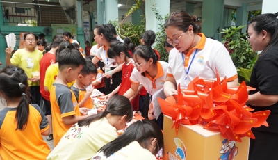 Sôi nổi Ngày hội tháng 4 tại Trường Tiểu học Phan Thanh