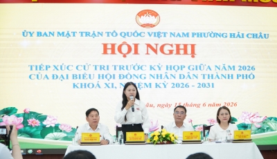 TỔ ĐẠI BIỂU SỐ 1 HĐND THÀNH PHỐ ĐÀ NẴNG TIẾP XÚC CỬ TRI TẠI PHƯỜNG HẢI CHÂU TỔ ĐẠI BIỂU SỐ 1 HĐND THÀNH PHỐ ĐÀ NẴNG TIẾP XÚC CỬ TRI TẠI PHƯỜNG HẢI CHÂU