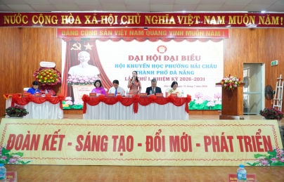 ĐẠI HỘI ĐẠI BIỂU HỘI KHUYẾN HỌC PHƯỜNG HẢI CHÂU LẦN THỨ I, NHIỆM KỲ 2026 – 2031 THÀNH CÔNG TỐT ĐẸP ĐẠI HỘI ĐẠI BIỂU HỘI KHUYẾN HỌC PHƯỜNG HẢI CHÂU LẦN THỨ I, NHIỆM KỲ 2026 – 2031 THÀNH CÔNG TỐT ĐẸP