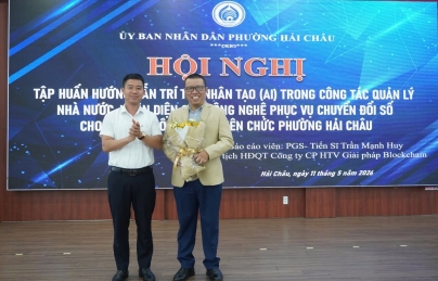 PHƯỜNG HẢI CHÂU TỔ CHỨC HỘI NGHỊ TẬP HUẤN ỨNG DỤNG TRÍ TUỆ NHÂN TẠO (AI) TRONG CÔNG TÁC QUẢN LÝ NHÀ NƯỚC PHƯỜNG HẢI CHÂU TỔ CHỨC HỘI NGHỊ TẬP HUẤN ỨNG DỤNG TRÍ TUỆ NHÂN TẠO (AI) TRONG CÔNG TÁC QUẢN LÝ NHÀ NƯỚC