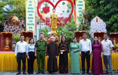 Lãnh đạo phường Hải Châu thăm, chúc mừng các cơ sở Phật giáo nhân Lễ Vu Lan 2026 Lãnh đạo phường Hải Châu thăm, chúc mừng các cơ sở Phật giáo nhân Lễ Vu Lan 2026