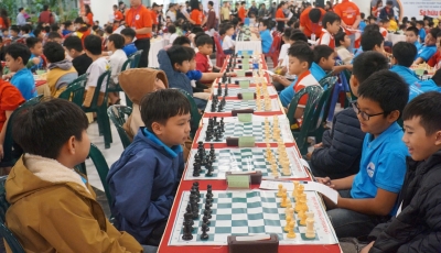 700 kỳ thủ cờ vua tranh tài tại Công viên APEC