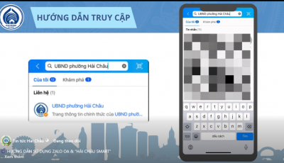 HƯỚNG DẪN SỬ DỤNG ZALO OA & “HẢI CHÂU SMART” HƯỚNG DẪN SỬ DỤNG ZALO OA & “HẢI CHÂU SMART”