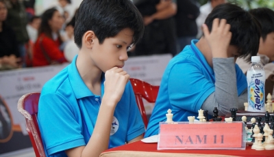 Hàng trăm kỳ thủ cờ vua nhí, tay đua nhí tranh tài dịp đầu năm 2025 Hàng trăm kỳ thủ cờ vua nhí, tay đua nhí tranh tài dịp đầu năm 2025