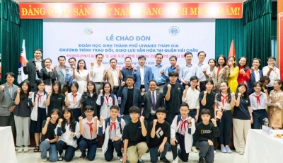 Quận Hải Châu đón đoàn học sinh Hàn Quốc đến trải nghiệm văn hóa Việt Quận Hải Châu đón đoàn học sinh Hàn Quốc đến trải nghiệm văn hóa Việt