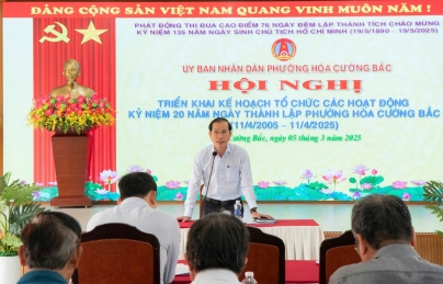 Hòa Cường Bắc - Phát động thi đua cao điểm chào mừng kỷ niệm 50 năm ngày giải phóng thành phố Đà Nẵng, kỷ niệm 135 năm ngày sinh nhật Bác Hòa Cường Bắc - Phát động thi đua cao điểm chào mừng kỷ niệm 50 năm ngày giải phóng thành phố Đà Nẵng, kỷ niệm 135 năm ngày sinh nhật Bác