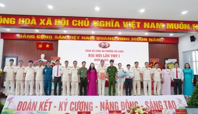 Đại hội Đảng bộ Công an phường Hải Châu lần thứ I, nhiệm kỳ 2025-2030 Đại hội Đảng bộ Công an phường Hải Châu lần thứ I, nhiệm kỳ 2025-2030