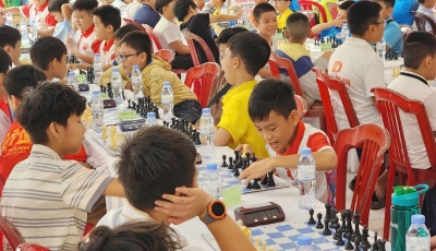 700 kỳ thủ cờ vua nhí Đà Nẵng tranh Cúp tài năng trẻ tại Công viên APEC 700 kỳ thủ cờ vua nhí Đà Nẵng tranh Cúp tài năng trẻ tại Công viên APEC