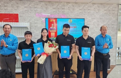 Thành lập 2 công đoàn cơ sở mới tại phường Hải Châu Thành lập 2 công đoàn cơ sở mới tại phường Hải Châu