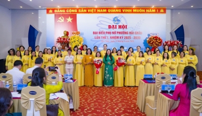Phường Hải Châu tổ chức Đại hội đại biểu Hội Phụ nữ lần thứ I nhiệm kỳ 2025-2030 Phường Hải Châu tổ chức Đại hội đại biểu Hội Phụ nữ lần thứ I nhiệm kỳ 2025-2030