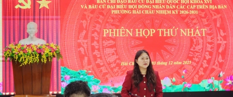 Phường Hải Châu tổ chức họp Ban Chỉ đạo bầu cử nhiệm kỳ 2026–2031 Phường Hải Châu tổ chức họp Ban Chỉ đạo bầu cử nhiệm kỳ 2026–2031