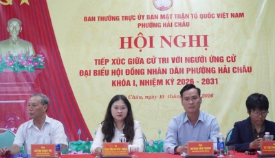 Bản tin Hội nghị tiếp xúc cử tri của Ứng viên HĐND phường Hải Châu tối 10/3: Bản tin Hội nghị tiếp xúc cử tri của Ứng viên HĐND phường Hải Châu tối 10/3: