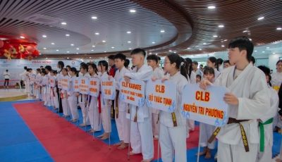 328 vận động viên tranh tài tại Giải Karate các CLB mở rộng tranh Cúp Nghĩa Dũng Karate-Do Nam Dương lần thứ I năm 2026 328 vận động viên tranh tài tại Giải Karate các CLB mở rộng tranh Cúp Nghĩa Dũng Karate-Do Nam Dương lần thứ I năm 2026